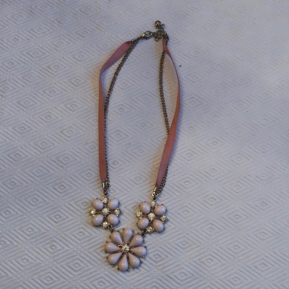 Pink statement choker